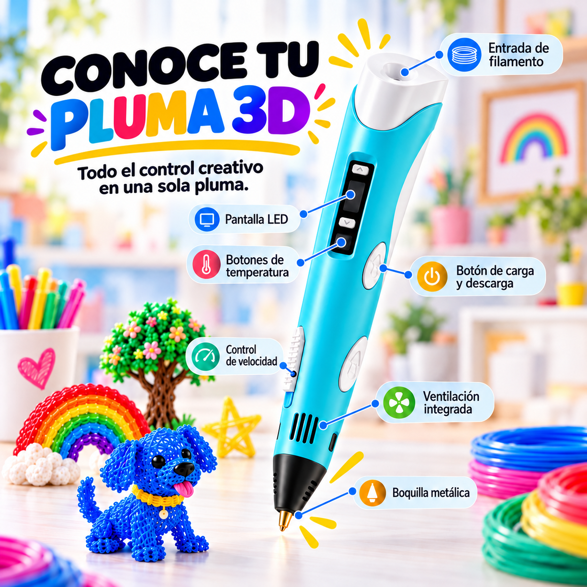 Pluma Creativa 3D™