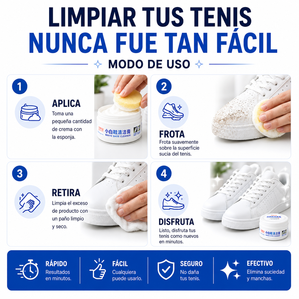 Pasta Limpiadora De Tenis