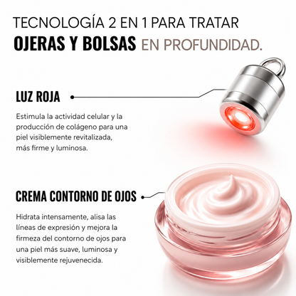 TCZ™ Crema De Ojos Con Terapia Luz Roja